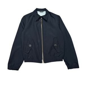 Daniele Alessandrini Bomber Jacket Mens 48/S Full Zip Harrington Flight Blue